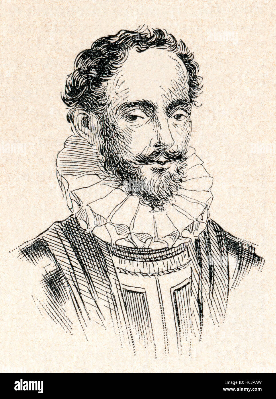 Jean Louis de Nogaret de la Valette, 1554-1642, creato Duca di Épernon. Potente membro della nobiltà francese alla fine del XVI secolo. Foto Stock