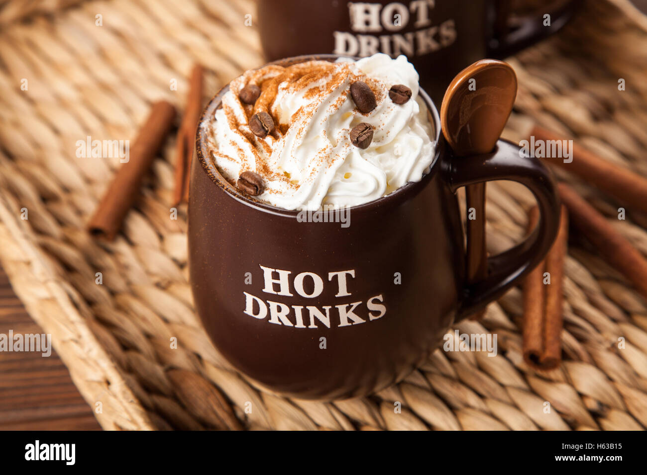 Pumpkin spice latte Foto Stock