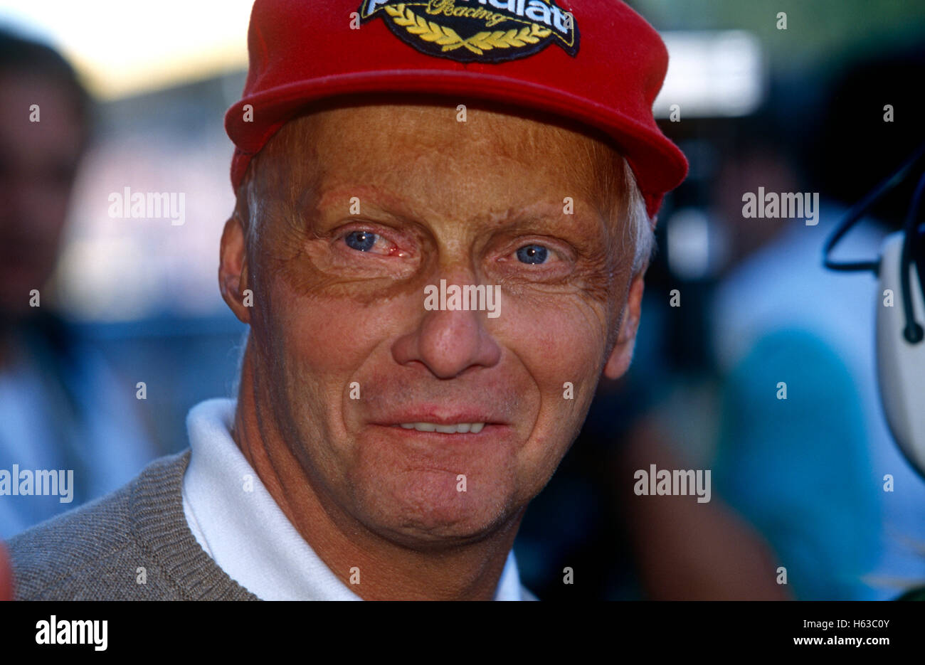Ritratto di Niki Lauda degli anni novanta Foto stock - Alamy