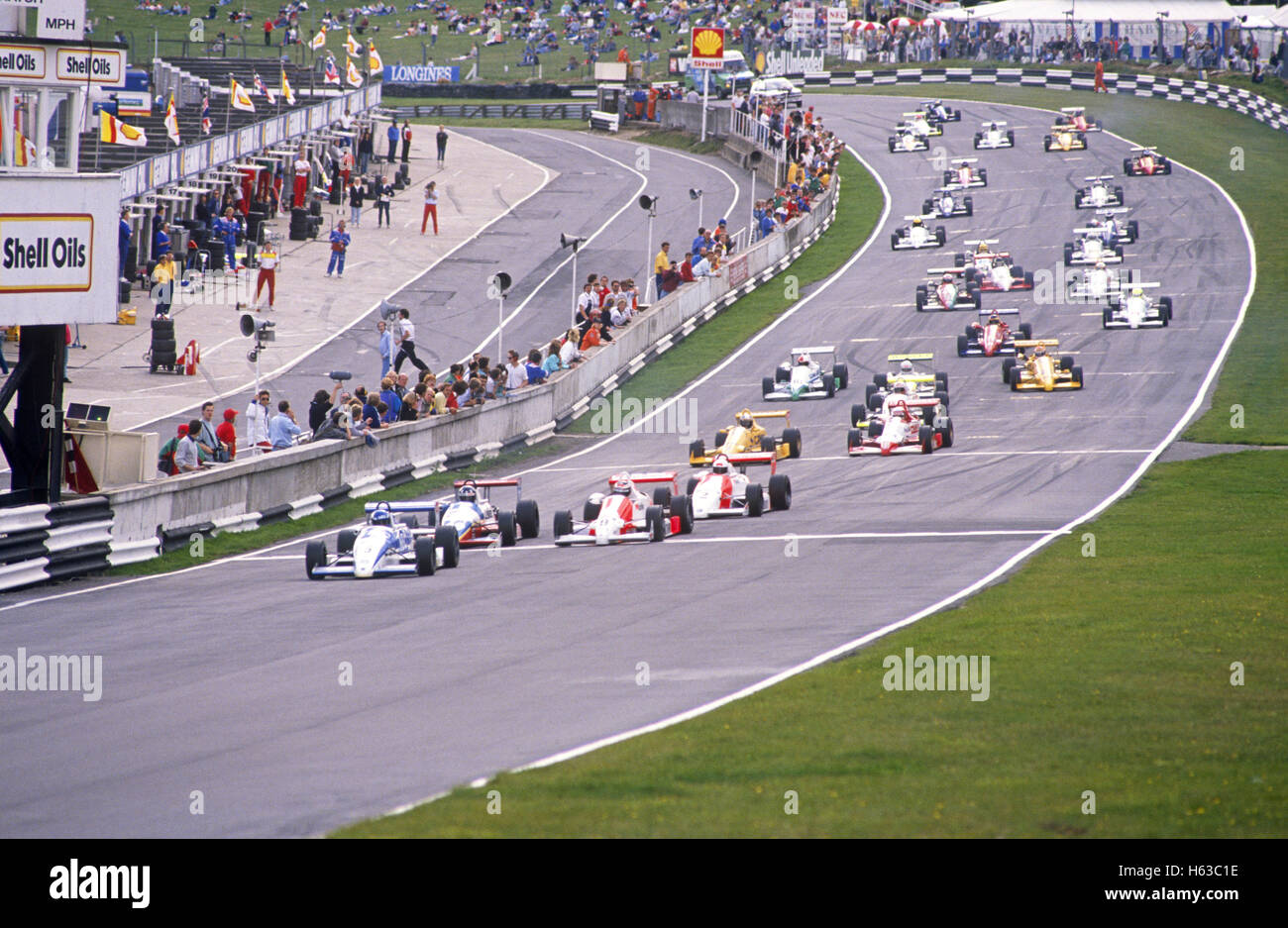 Formula 3 Brands Hatch degli anni ottanta Foto Stock