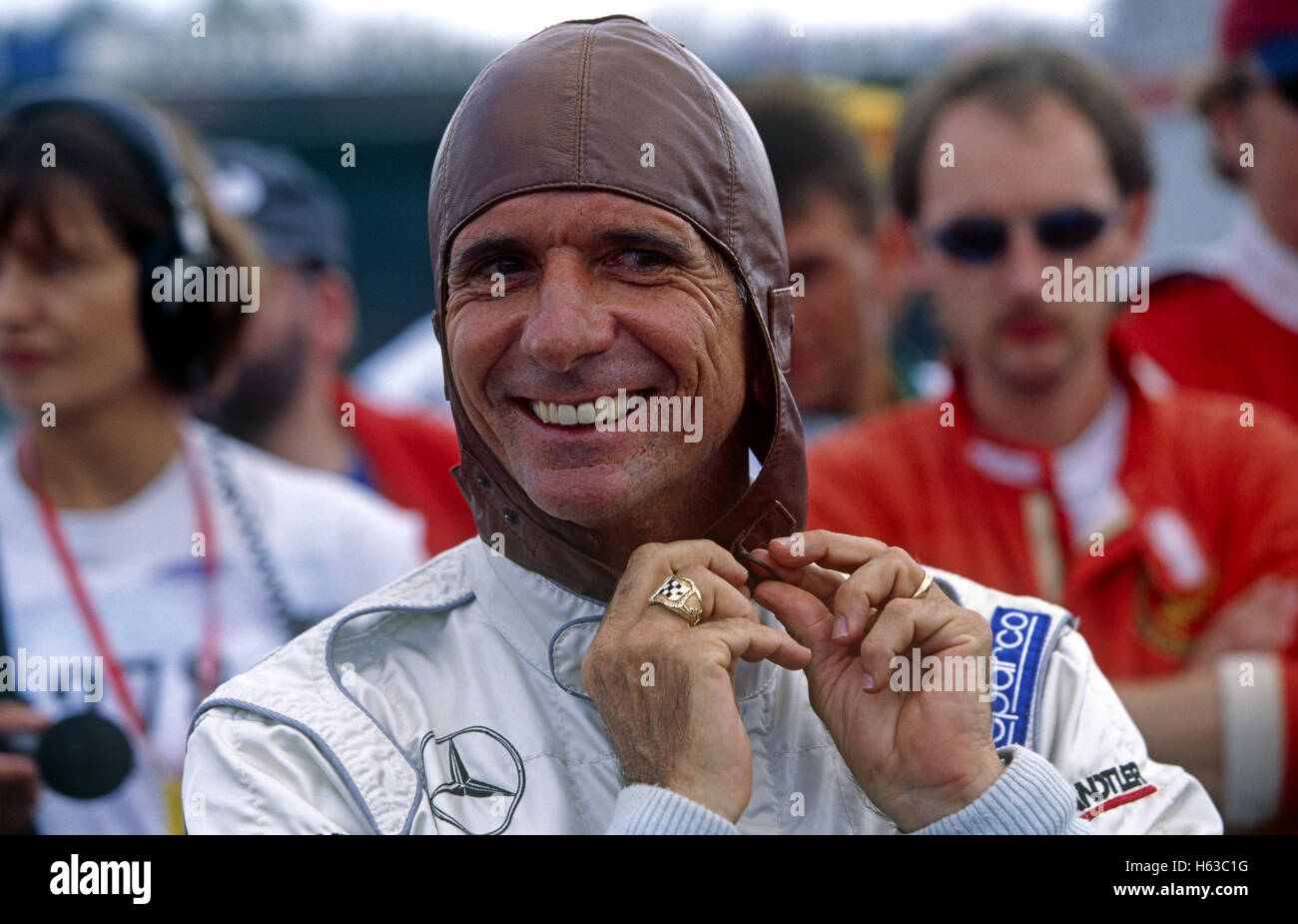 Emmerson Fittipaldi degli anni novanta Foto Stock