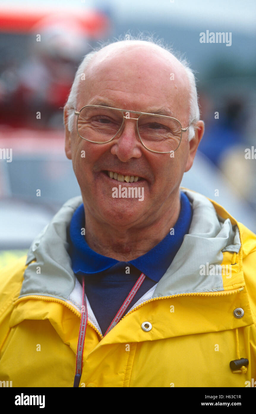 Murray Walker degli anni novanta Foto Stock