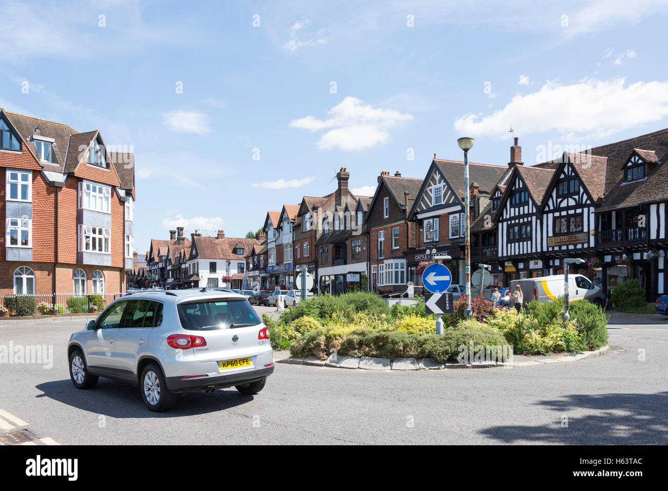 Station Road West, Oxted, Surrey, England, Regno Unito Foto Stock