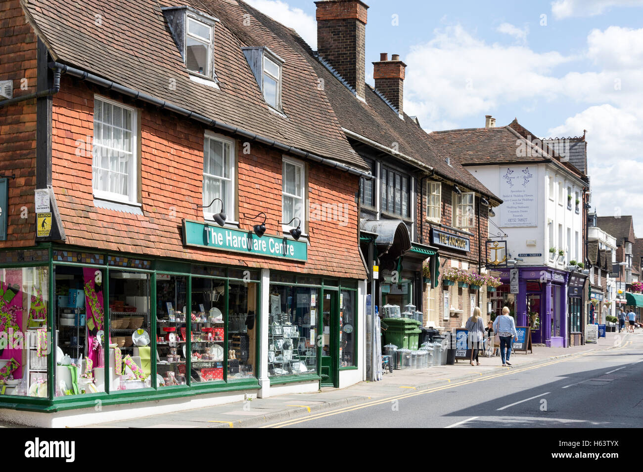London Road, Sevenoaks, Kent, England, Regno Unito Foto Stock
