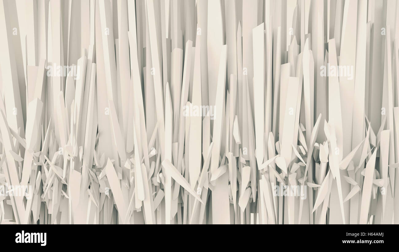 Ultime schegge, rendering 3D Foto Stock