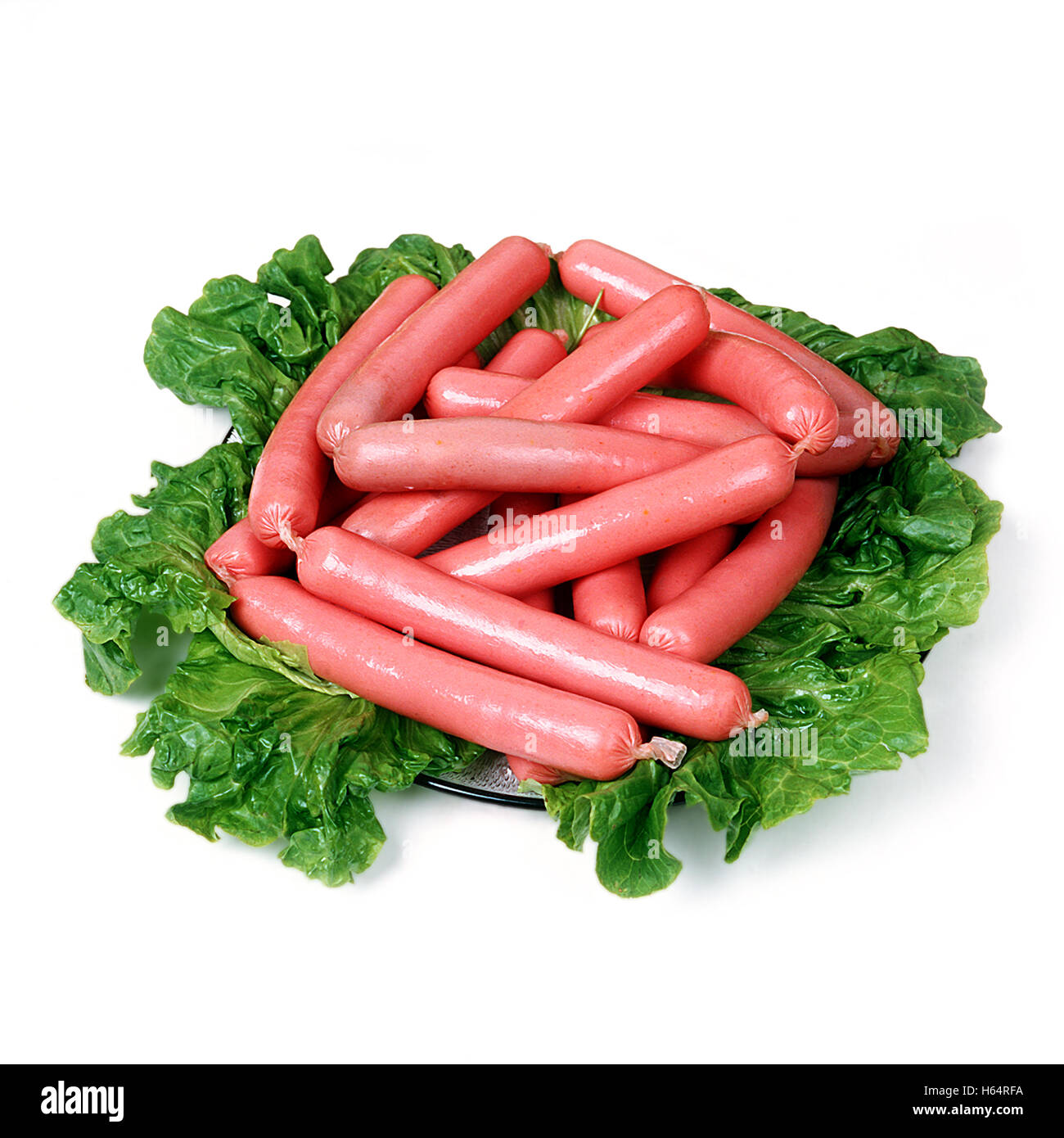 Frankfurter salsiccia Foto Stock