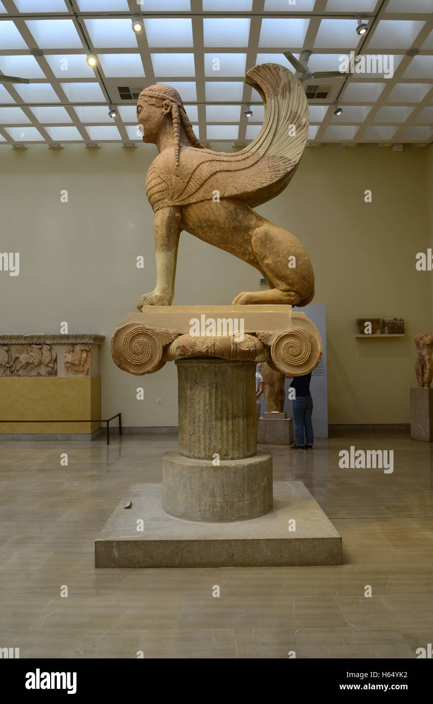 Grecia Delphi Delphi, museo di scultura antica Foto Stock