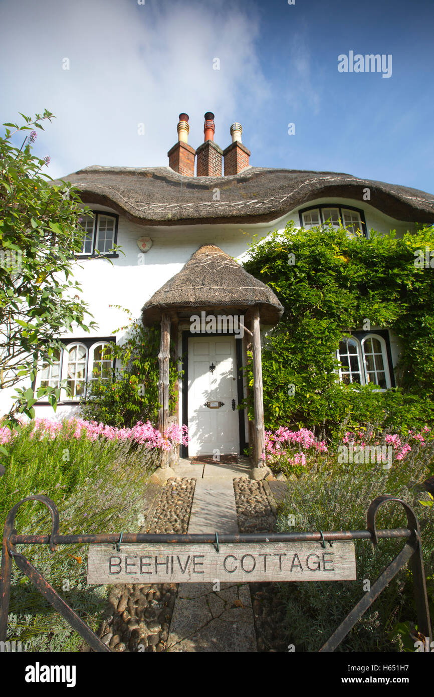 Beehive Cottage, Swan verde, Lyndhurst, New Forest, Hampshire, Inghilterra, Regno Unito Foto Stock