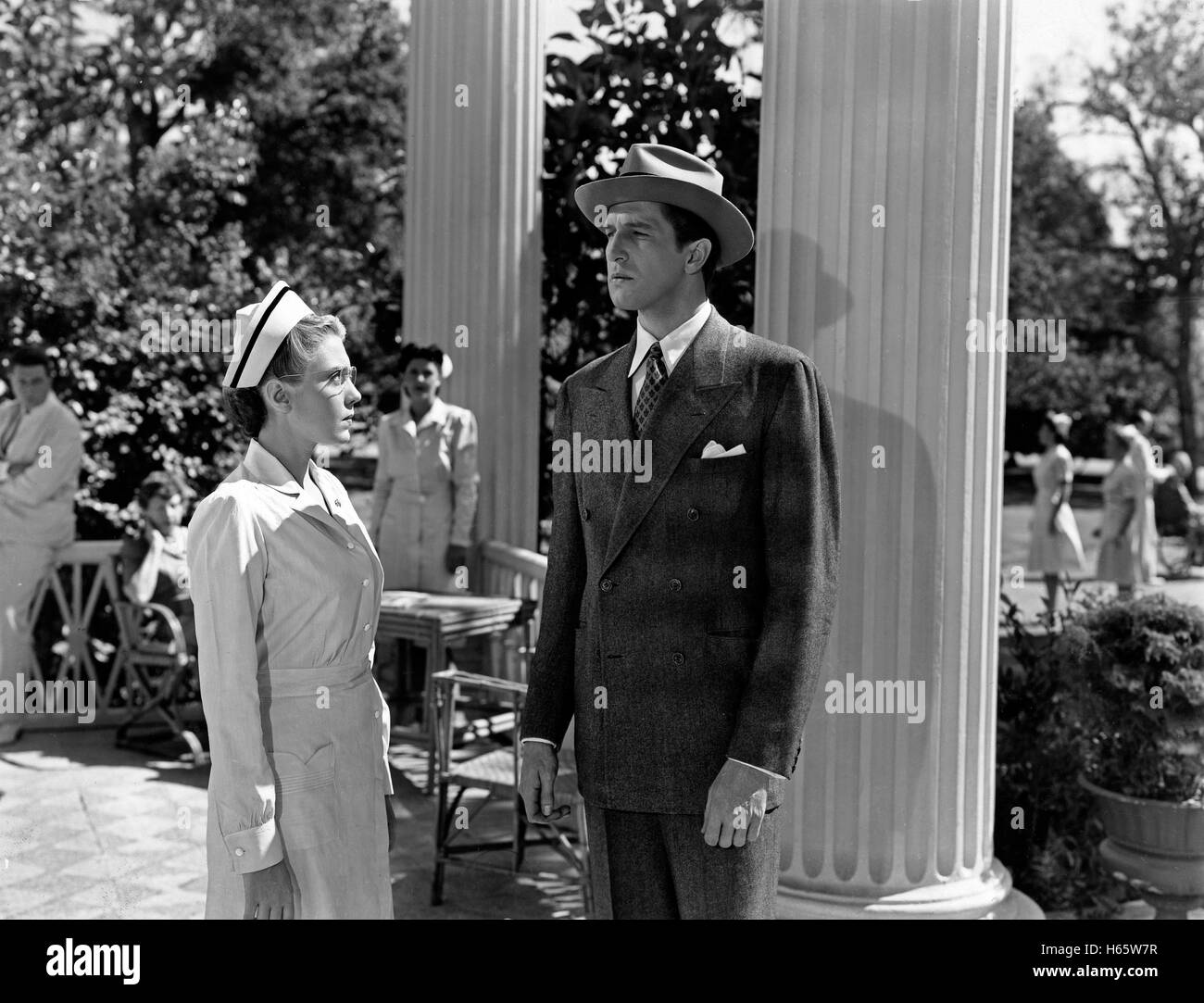 Shock, USA 1946, Regie: Alfred L. Werker, Darsteller: Claire Richards, Vincent Price Foto Stock