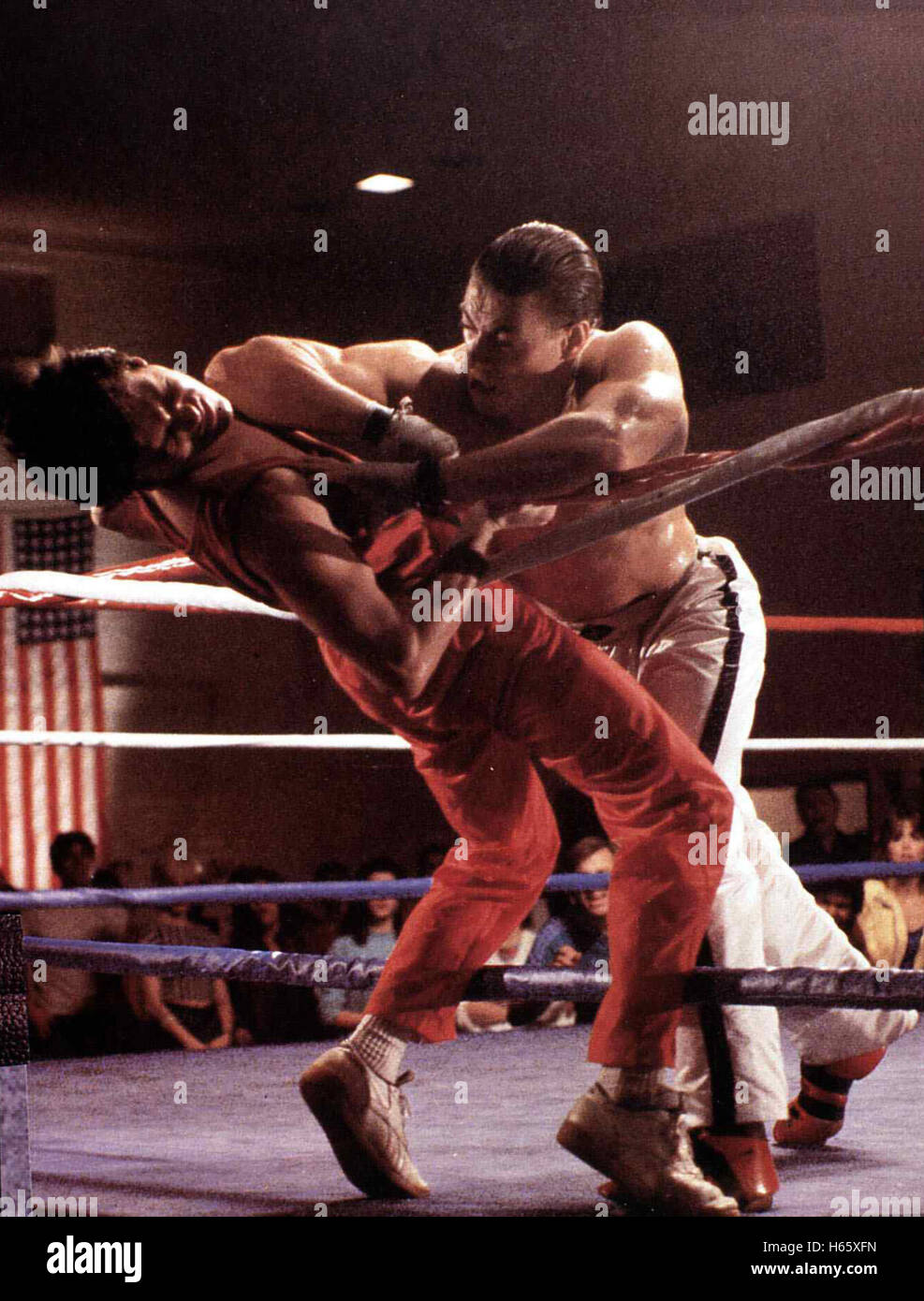 Il Karate Tiger - Der letzte Kampf, USA 1986 aka. Nessun ritiro, nessuna rinuncia, Direttore: Corey Yuen, attori/stelle: Kurt McKinney, Jean-Claude Van Damme, J.W. Si guasta Foto Stock