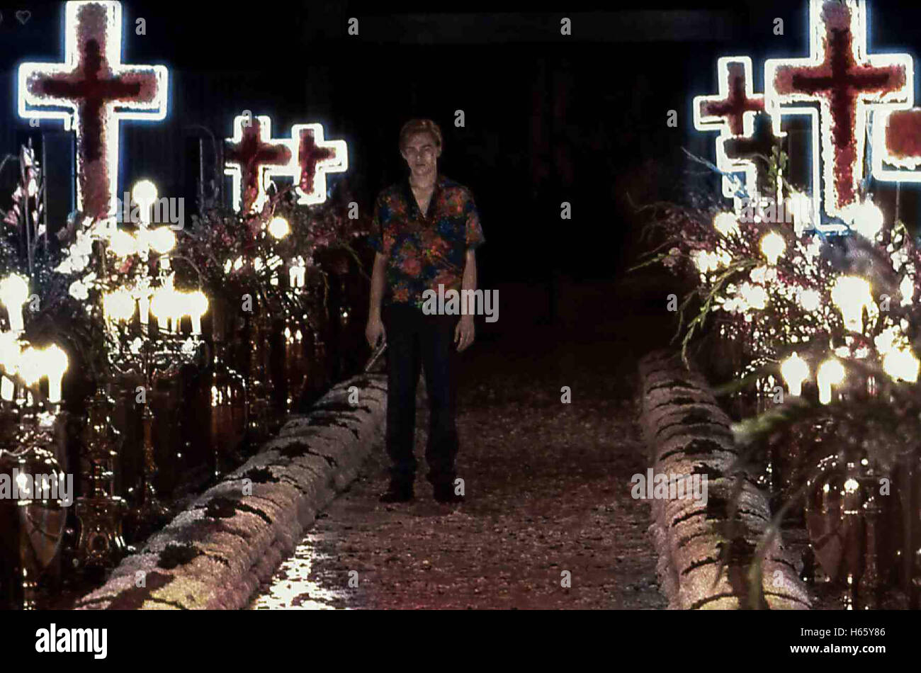 William Shakespeare Romeo & Julia aka. Romeo + Giulietta, USA 1996, Direttore: Baz Luhrmann, attori/stelle: Leonardo DiCaprio, Claire Danes, John Leguizamo Foto Stock