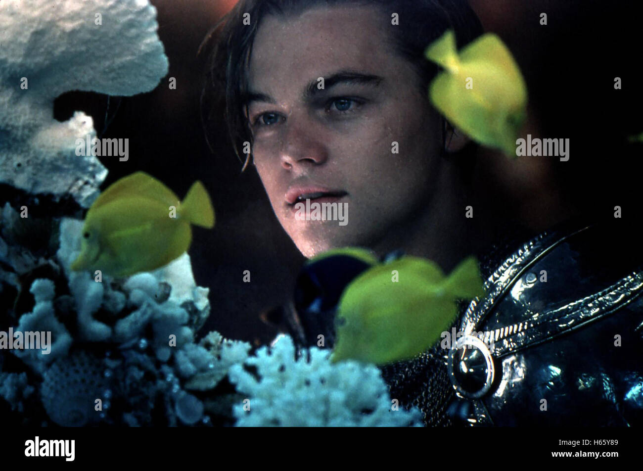 William Shakespeare Romeo & Julia aka. Romeo + Giulietta, USA 1996, Direttore: Baz Luhrmann, attori/stelle: Leonardo DiCaprio, Claire Danes, John Leguizamo Foto Stock