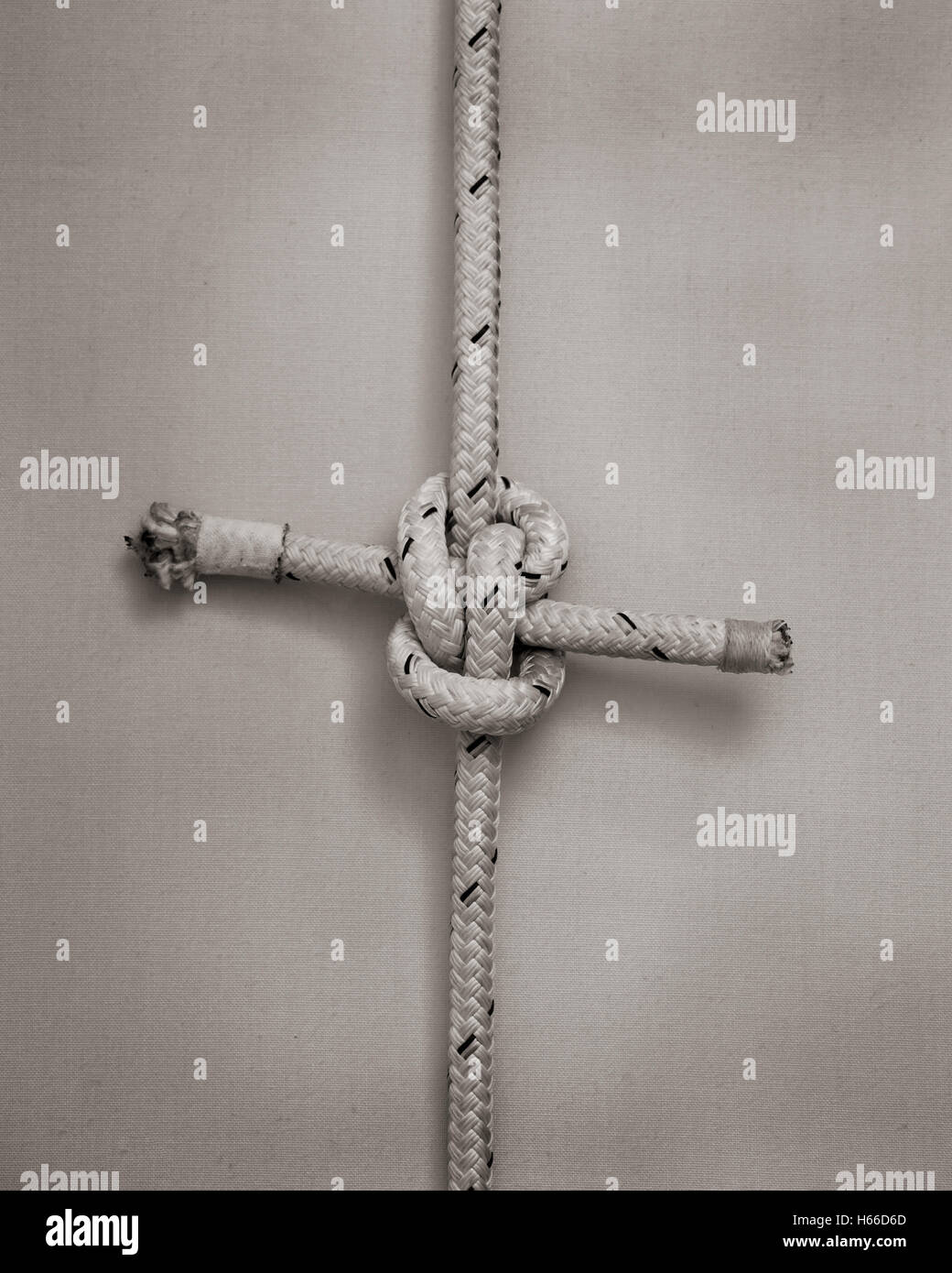 Uno Zeppelin piegare nodo. Foto Stock