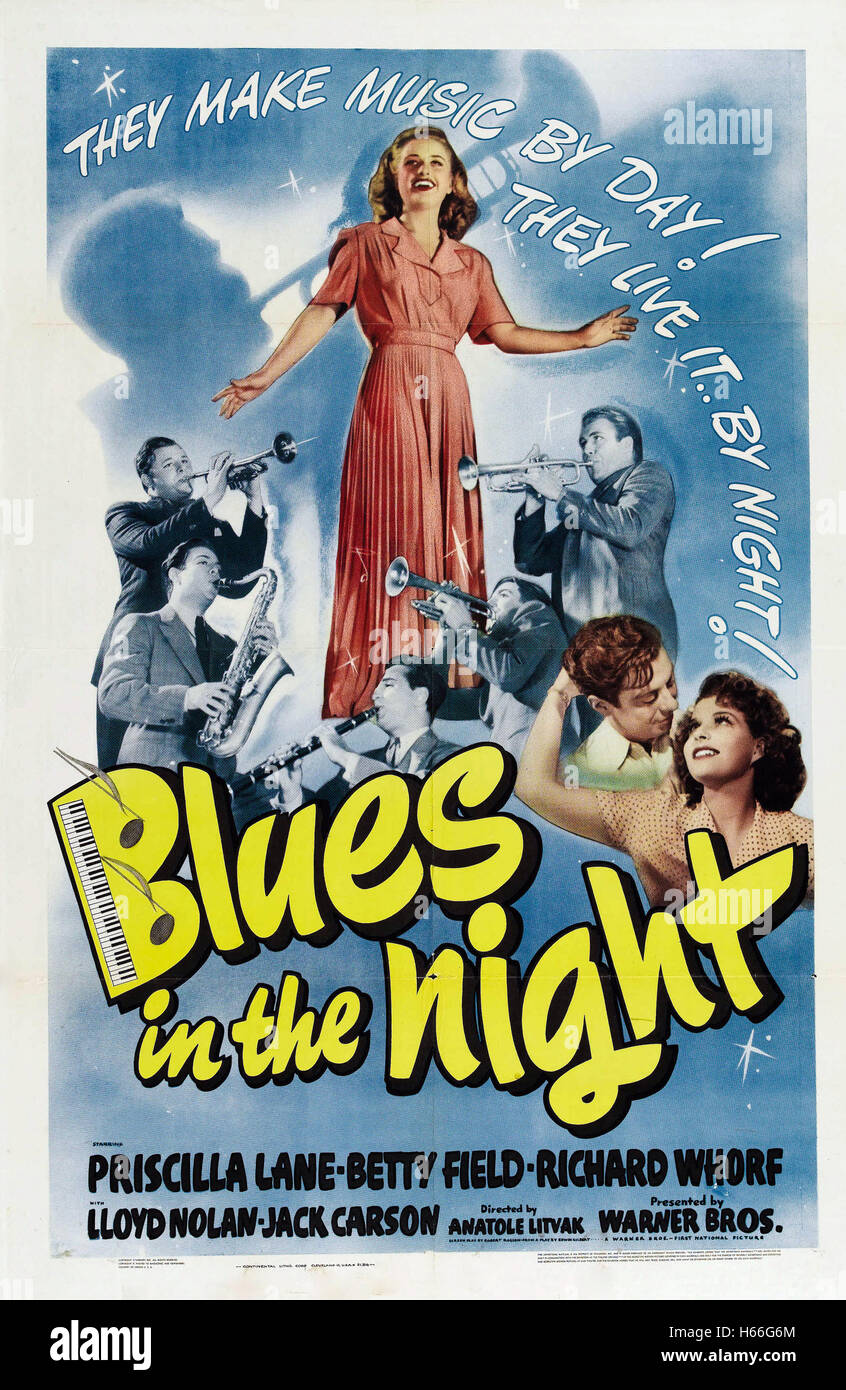 Blues nella notte - Poster - Foto Stock