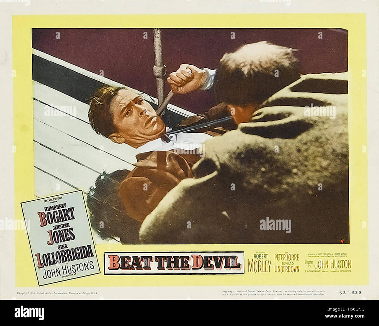 Beat the Devil - Movie Poster - Foto Stock