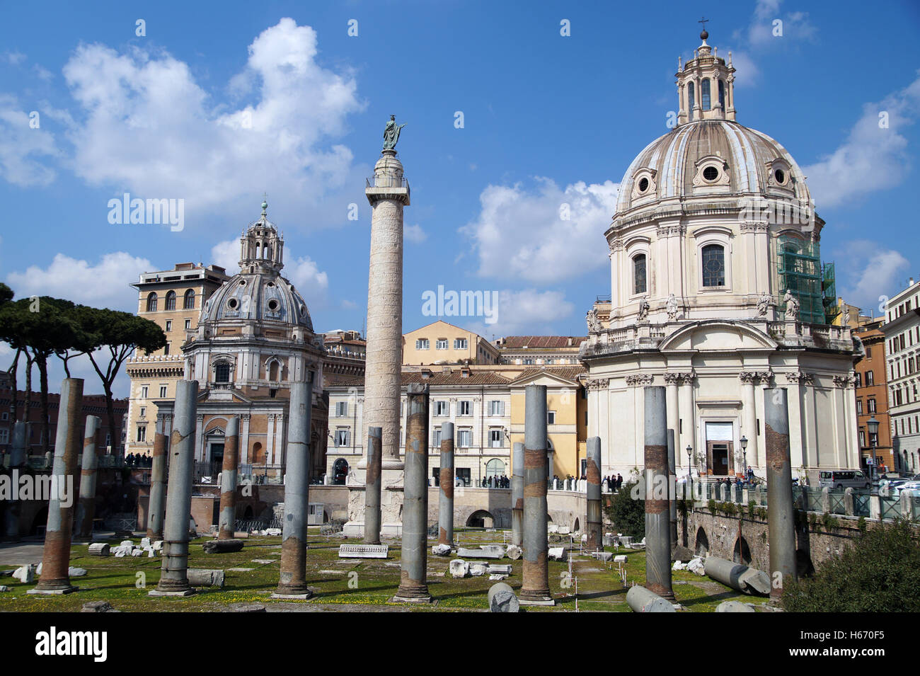 Archeologia Roma Foto Stock