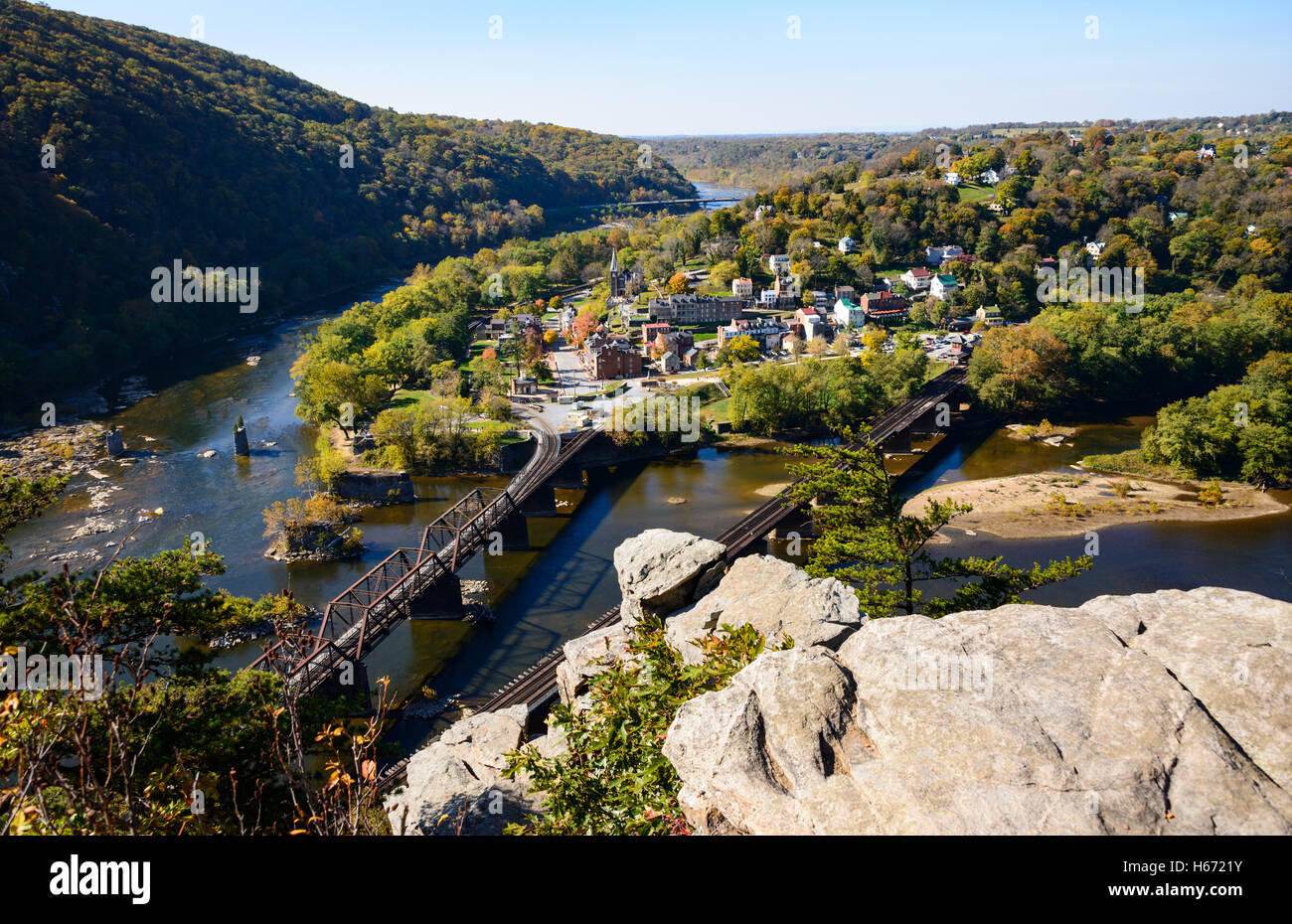 Harpers Ferry National Historical Park Foto Stock