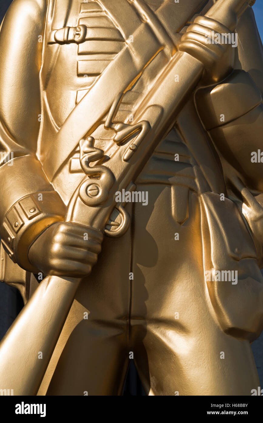 Un dettaglio di Douglas Coupland il Memoriale di guerra del 1812, ai piedi di Bathurst Street a Toronto, Ontario, Canada. Foto Stock