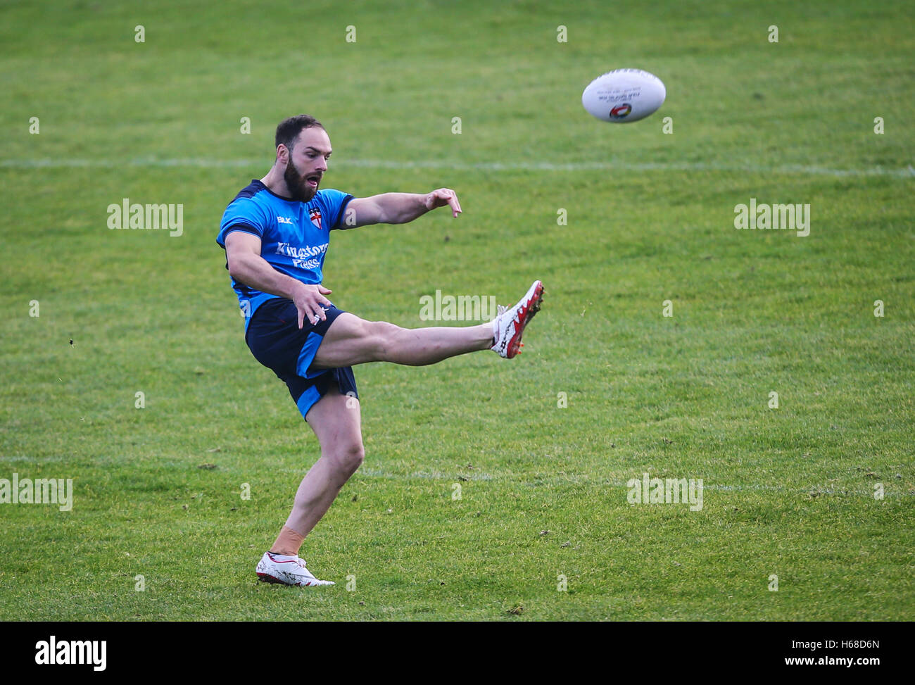 L'Inghilterra del Luke Gale durante una sessione di formazione a sud di Leeds Stadium. Foto Stock