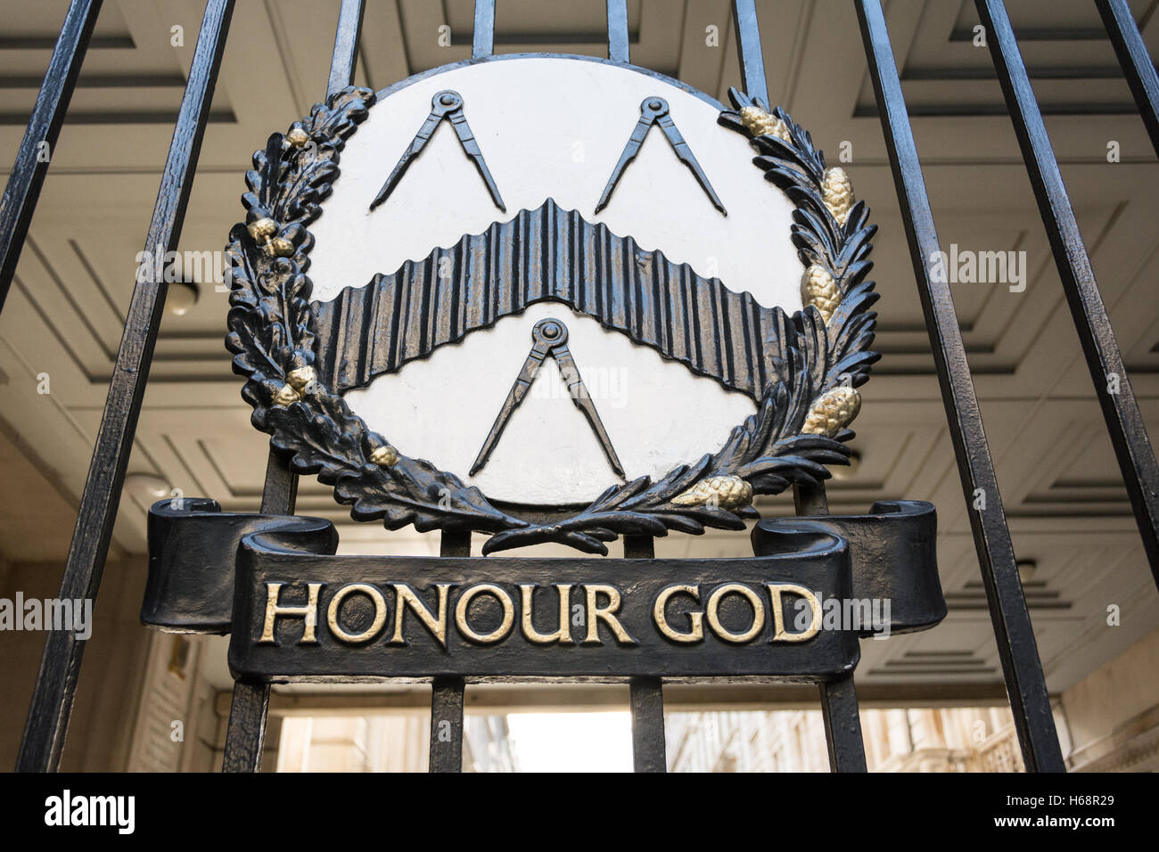 Lo stemma dei falegnami' Company, una città di Londra livrea Company Foto Stock