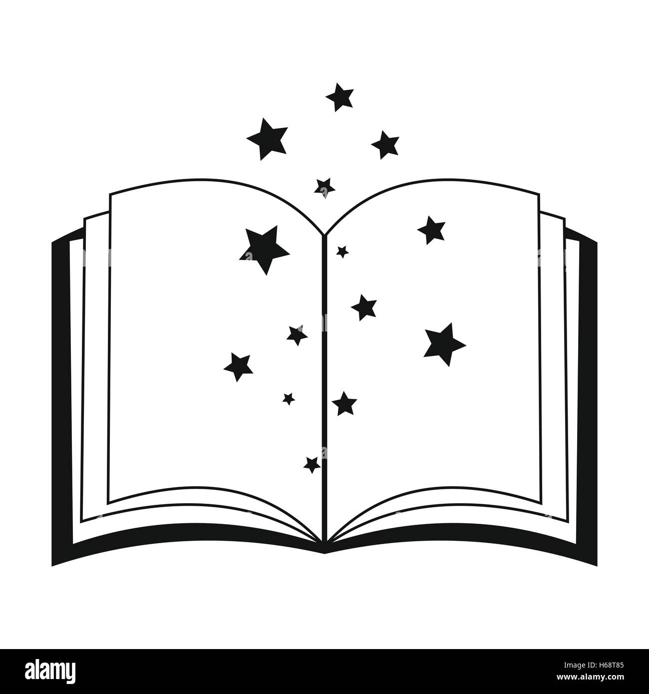 Libro magico cartoon Immagine e Vettoriale - Alamy