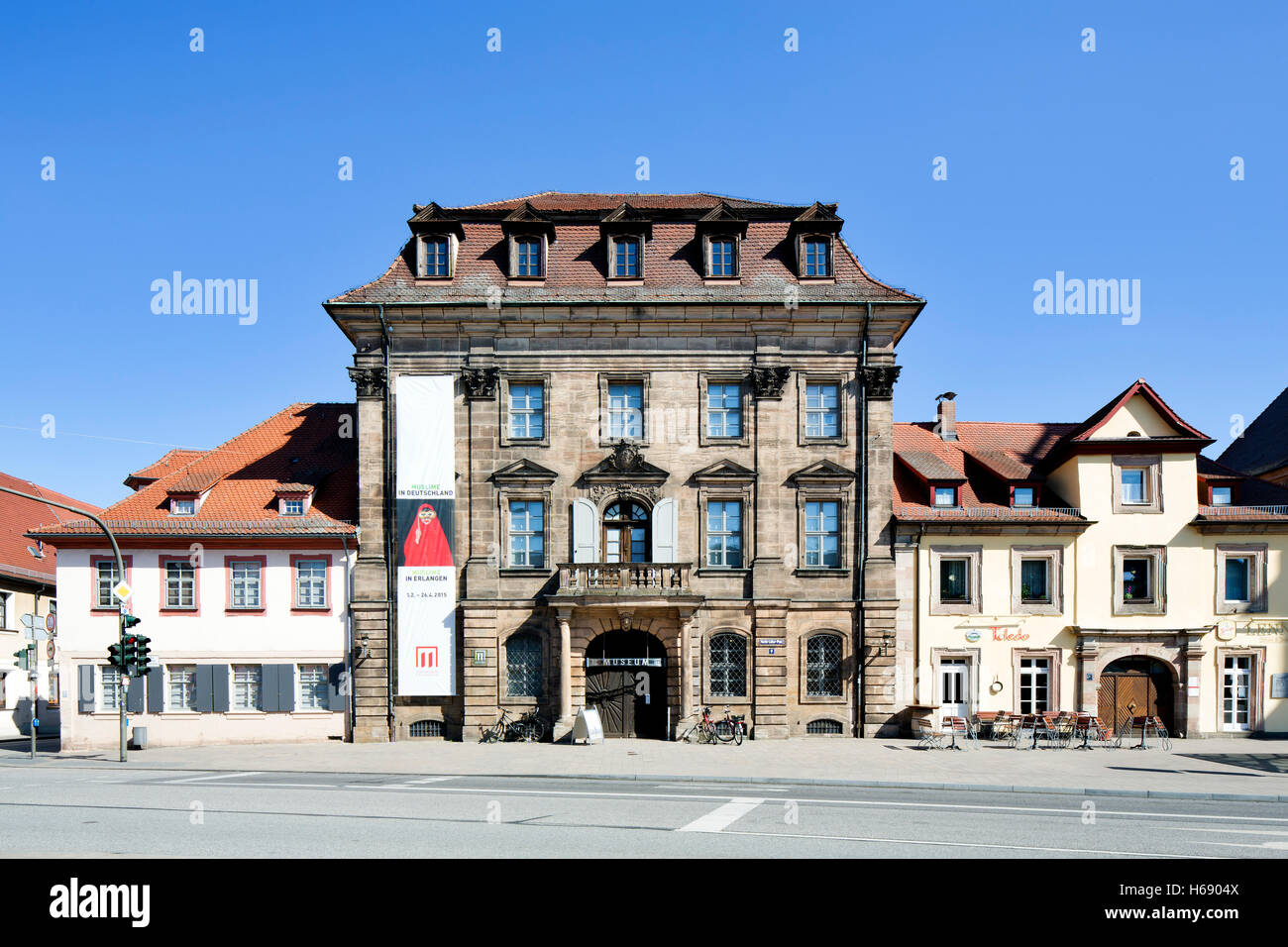 Museo della città di Erlangen, Media Franconia, Baviera, Germania Foto Stock