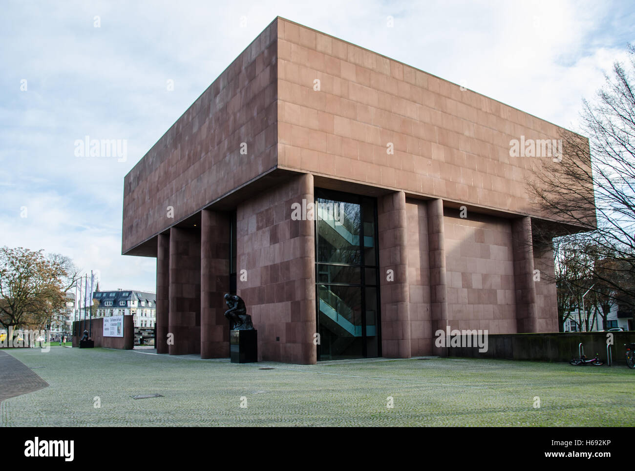 La Kunsthalle edificio è uno di Bielefeld più famosi punti di riferimento. È nel centro di Westfalia est, vicino ilvecchio city centre Foto Stock