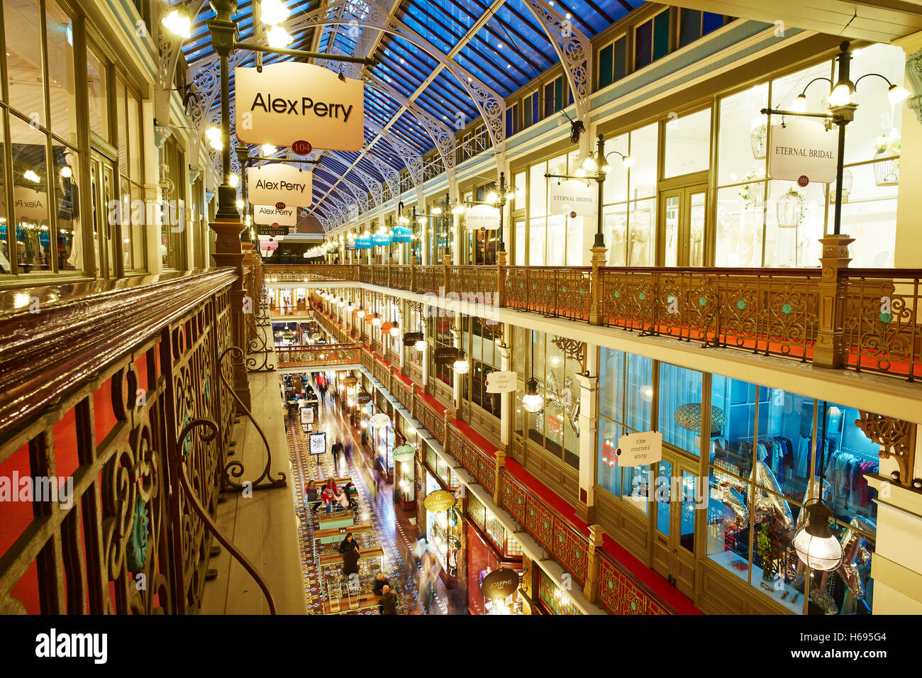 Strand Arcade Sydney Foto Stock