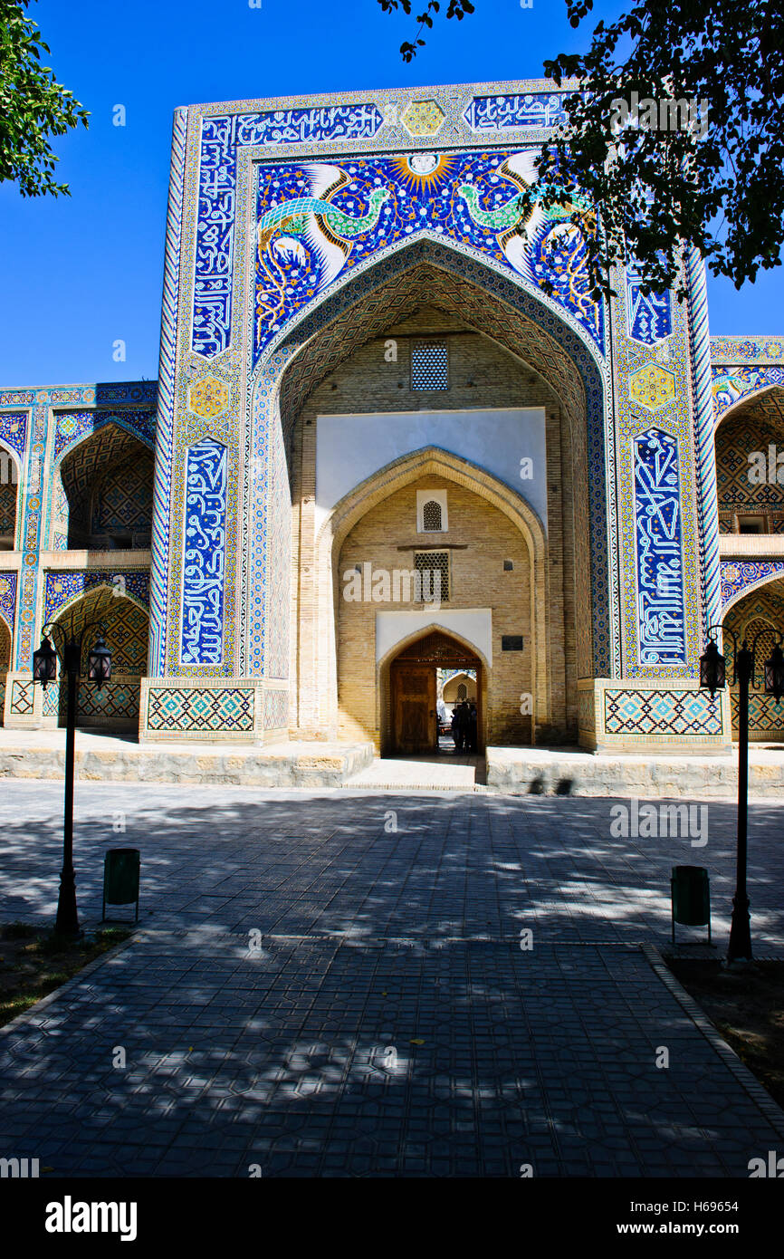 Bukhara,città deserto,,islamica enclave musulmana,moschee,Arts,artigianato,Uzbekistan,dell'Asia centrale Foto Stock