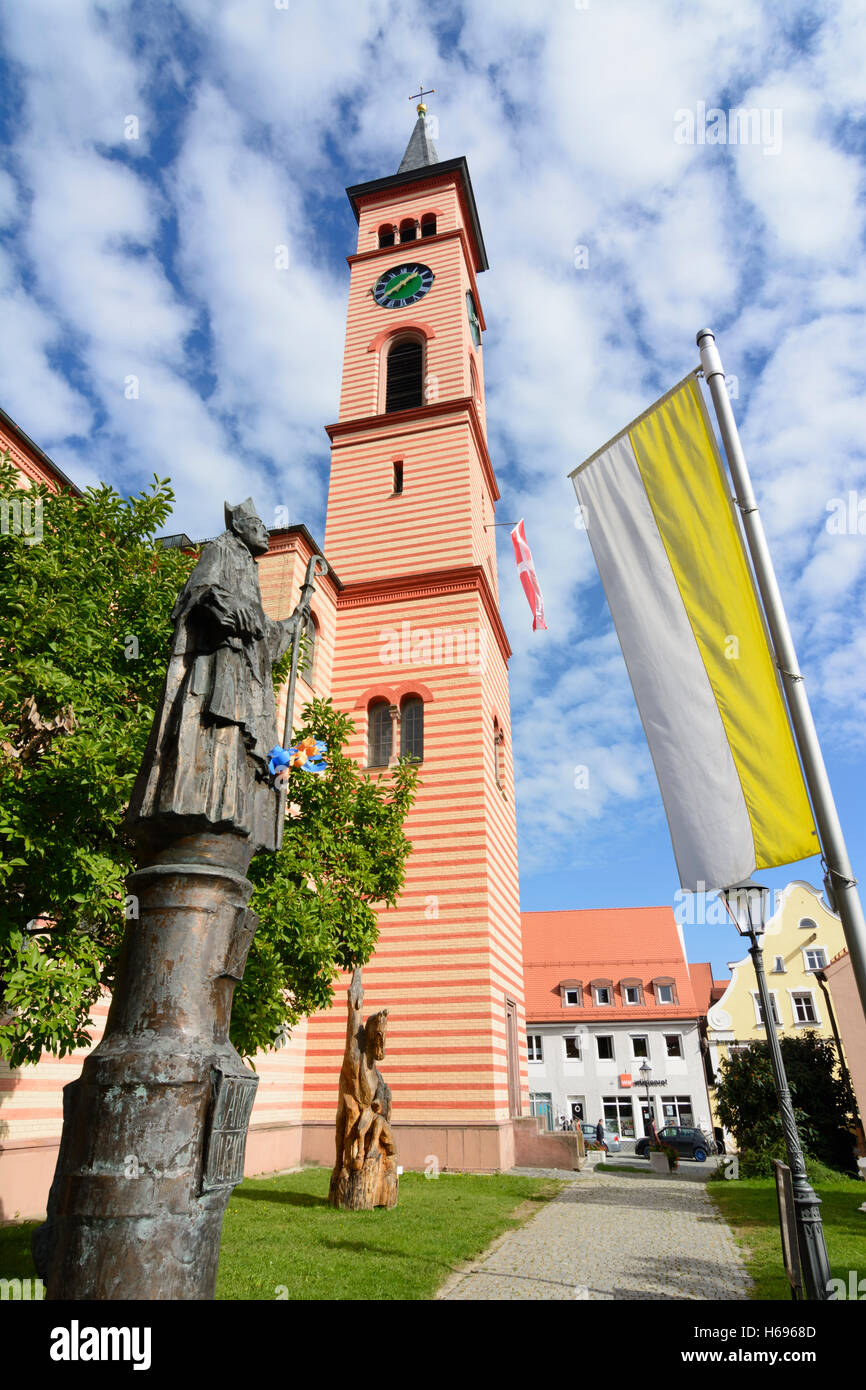 Friedberg: chiesa di San Giacomo San Giacomo, Schwaben, Svevia, Baviera, Baviera, Germania Foto Stock