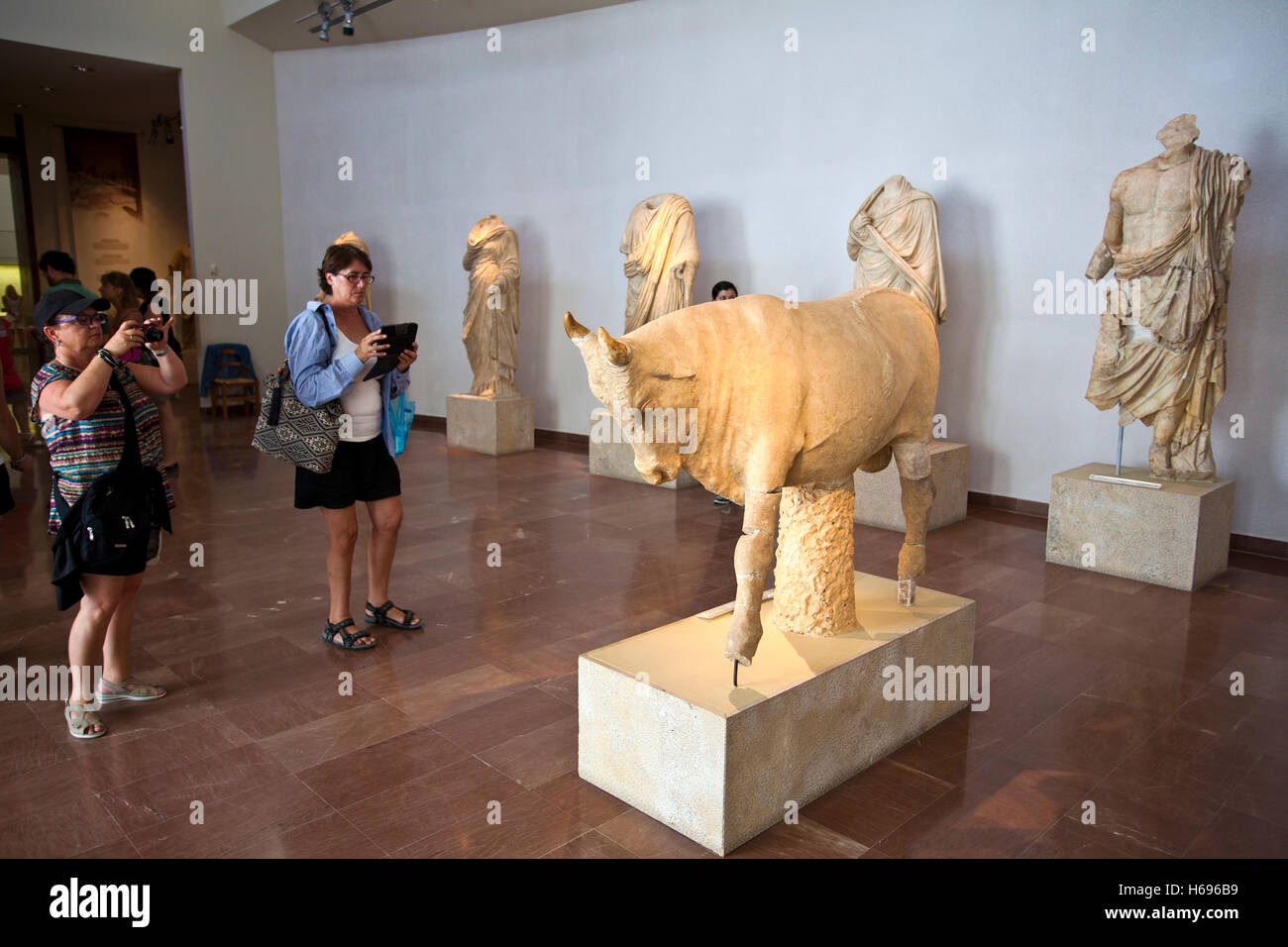 Olimpia antica museo archeologico Foto Stock