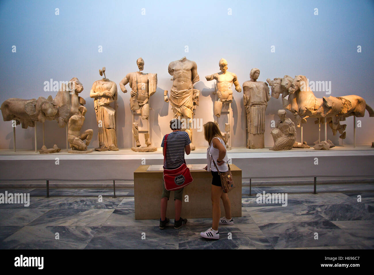 Olimpia antica museo archeologico Foto Stock