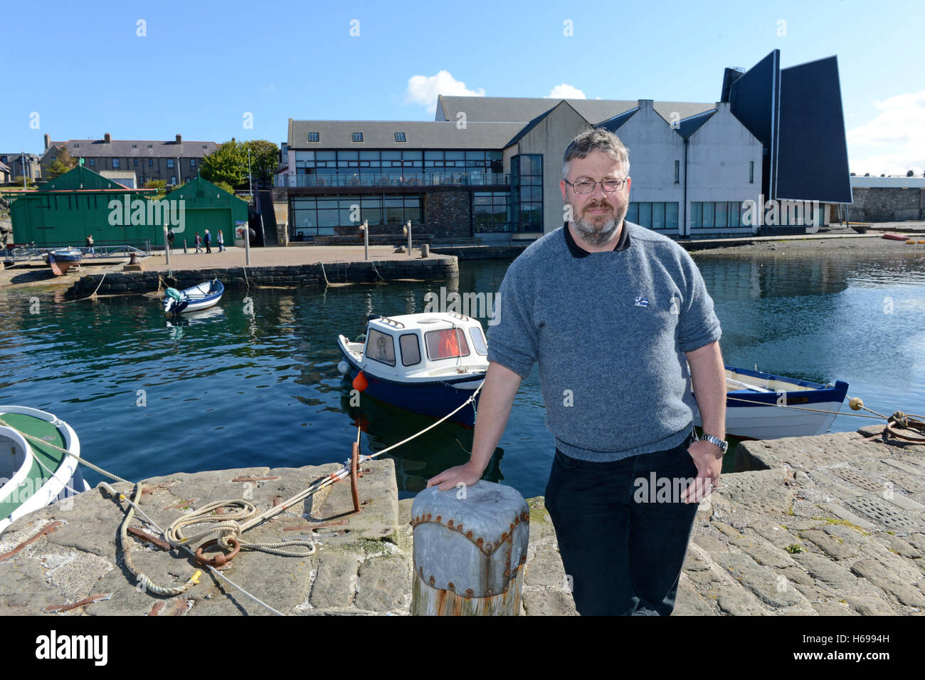 Wir Shetland Vice Presidente James Titcomb locale partito indipendente Foto Stock