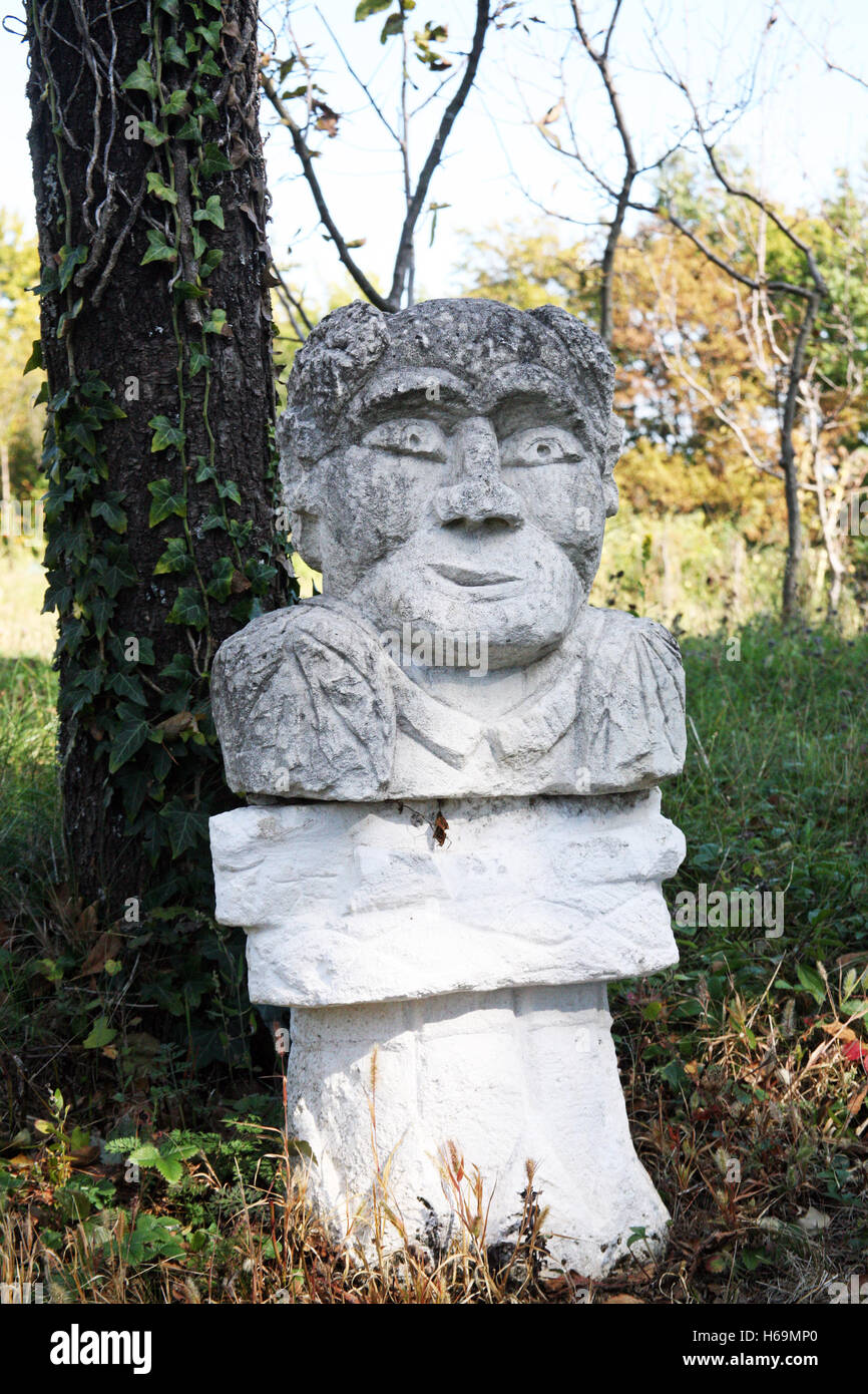 Ingenuo sculture,Vukovoj,croazia,l'Europa,1 Foto Stock
