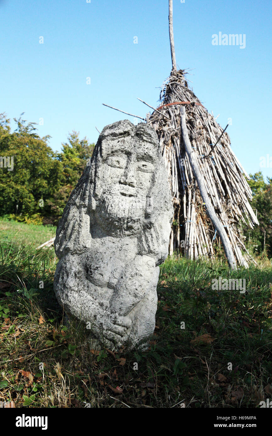 Ingenuo sculture,Vukovoj,croazia,l'Europa,3 Foto Stock