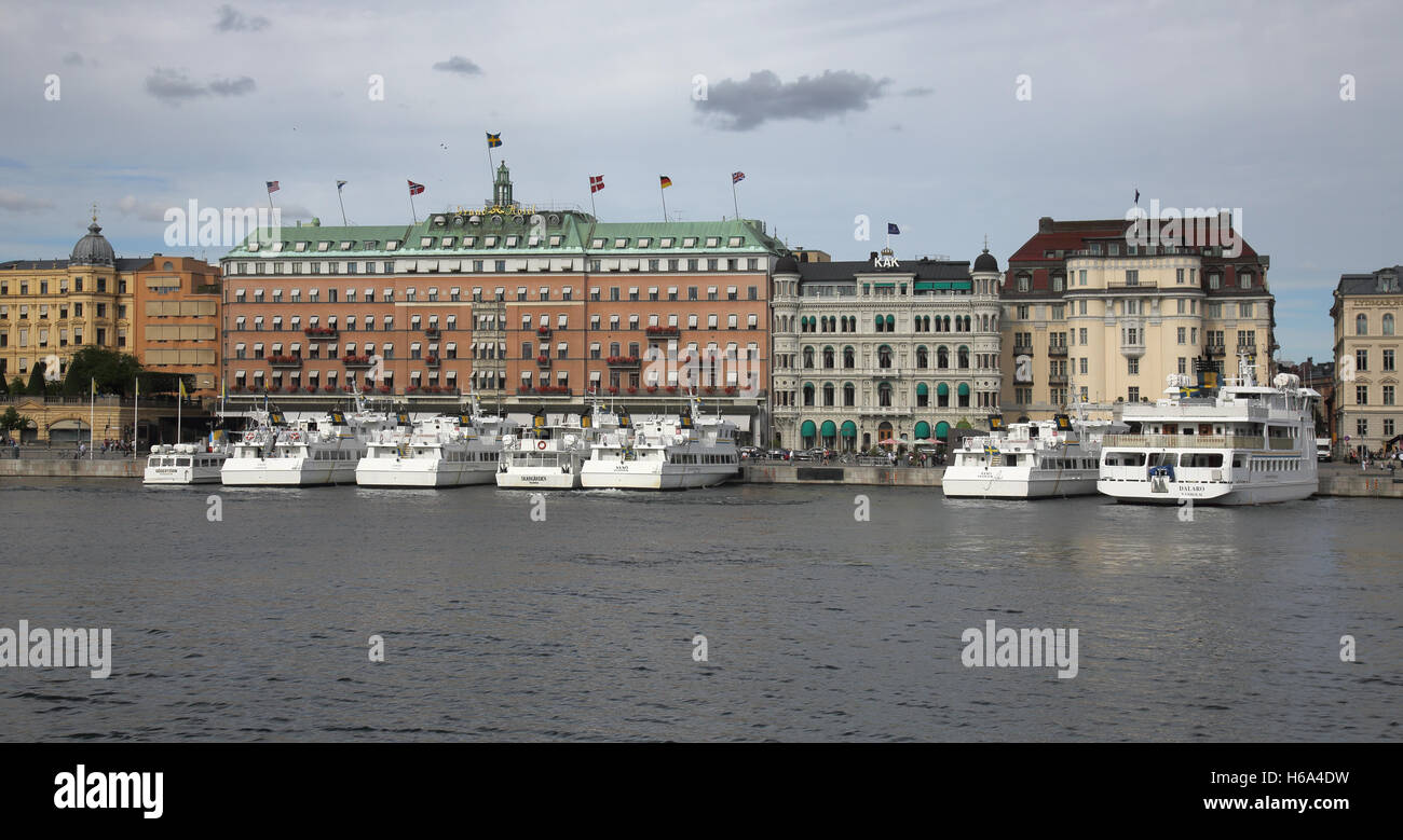 Il grand hotel di Stoccolma Foto Stock