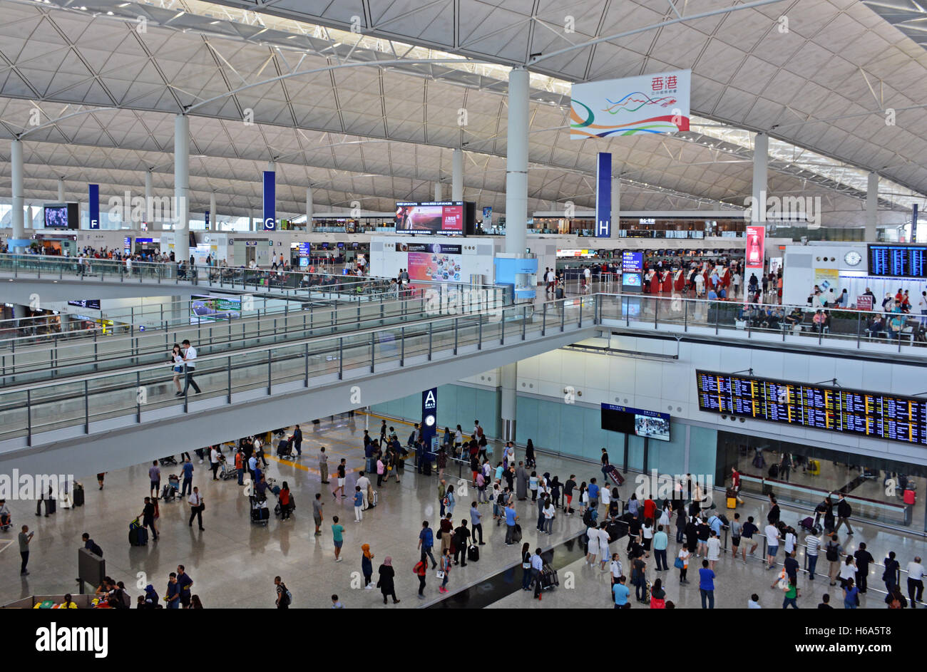 L'aeroporto internazionale di Hong Kong Foto Stock