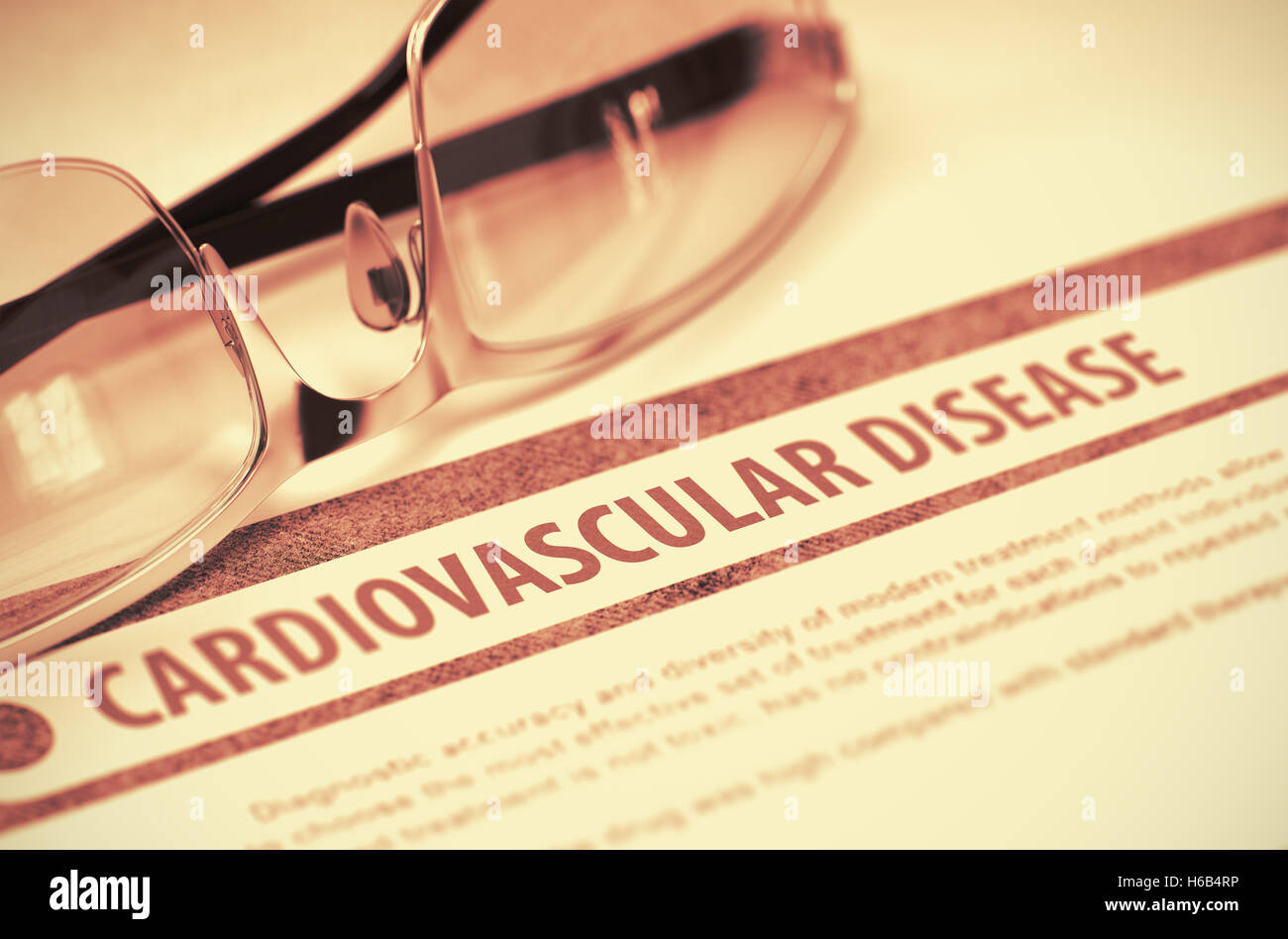 Malattia cardiovascolare. La medicina. 3D'illustrazione. Foto Stock