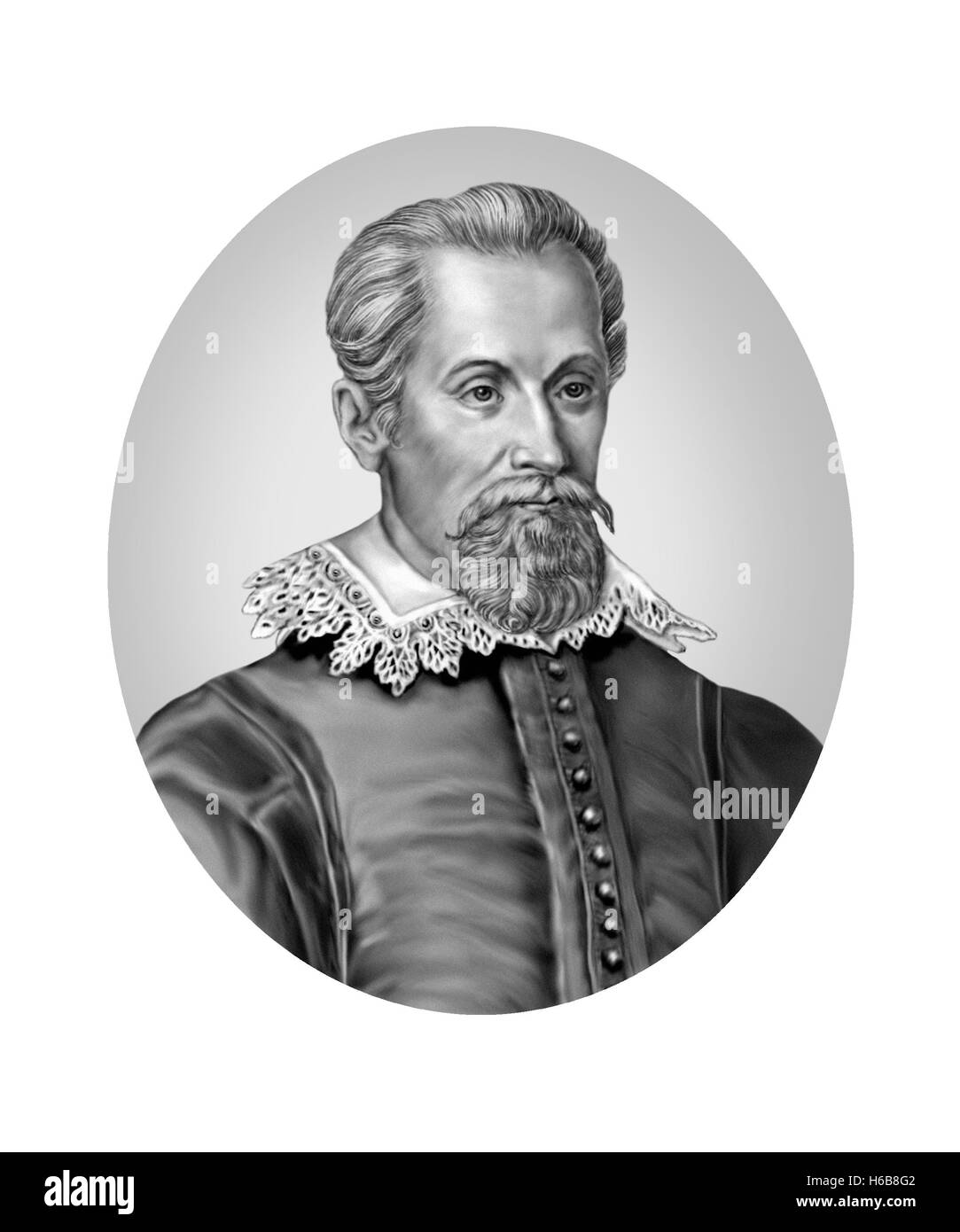 Johannes Kepler, 1571-1630, matematico, astronomo Foto Stock