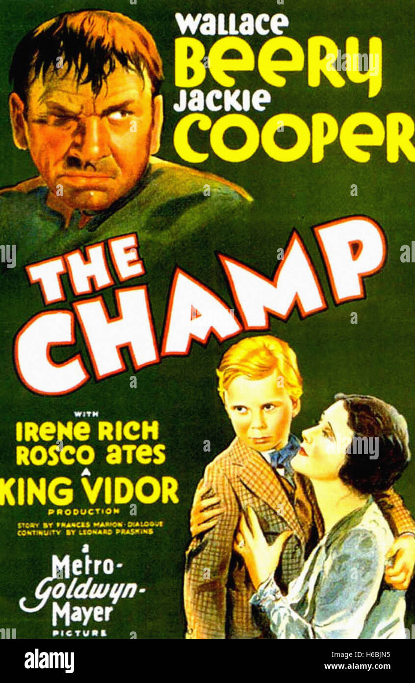 Il Champ,(1931) - Movie Poster - Foto Stock