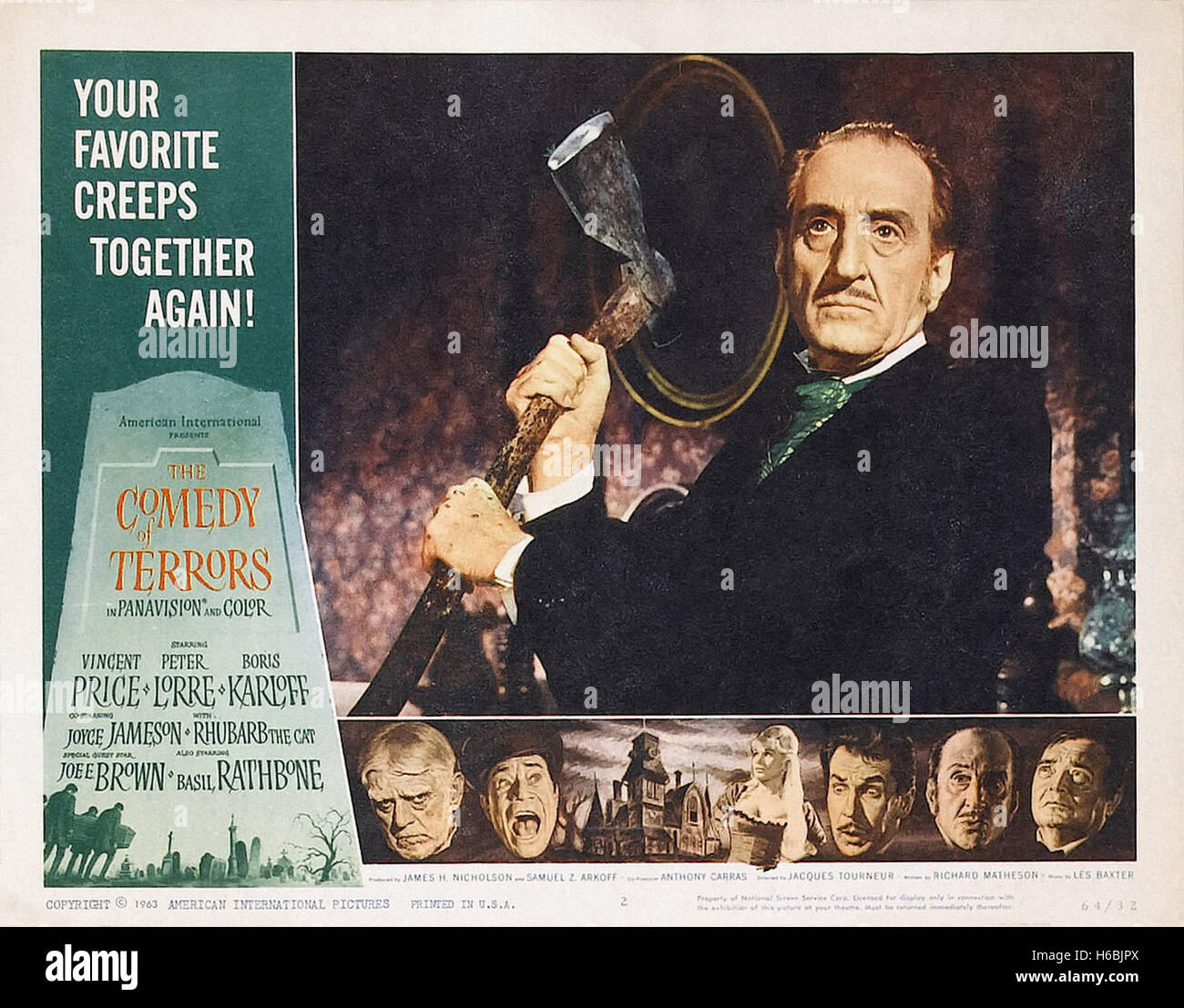 La commedia di terrori - Movie Poster - Foto Stock