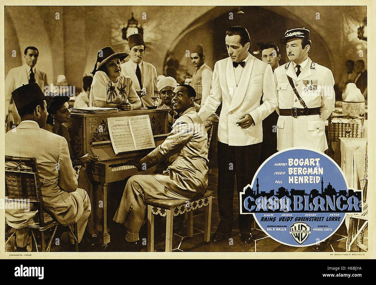 Casablanca - Poster - Foto Stock