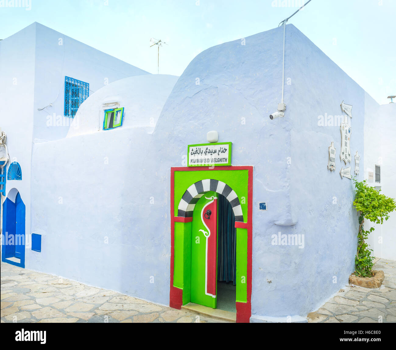 I bagni pubblici sono ver popolari nel mondo arabo Foto Stock