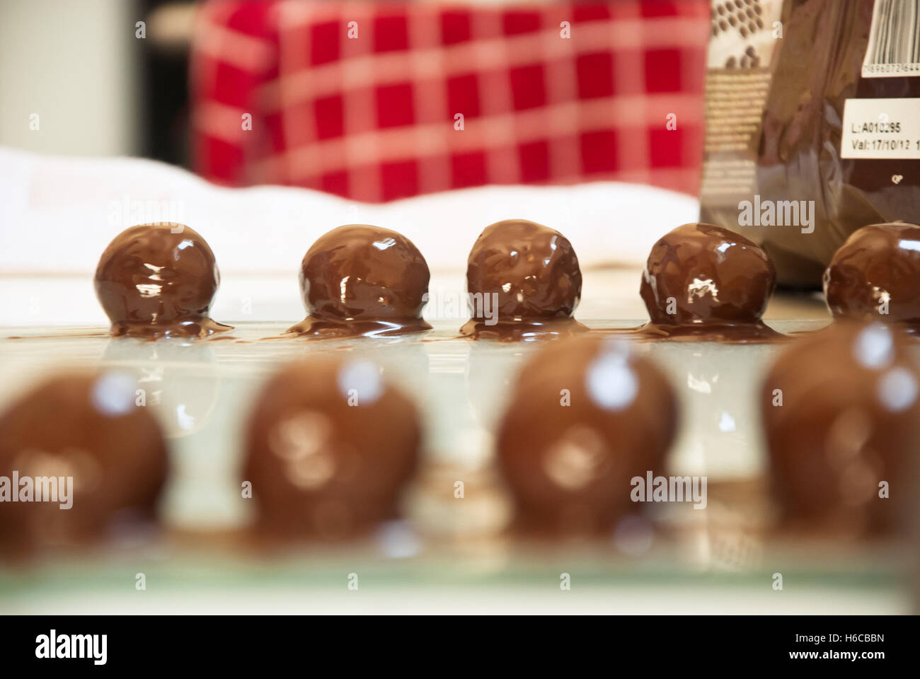 I dolci al cioccolato Foto Stock