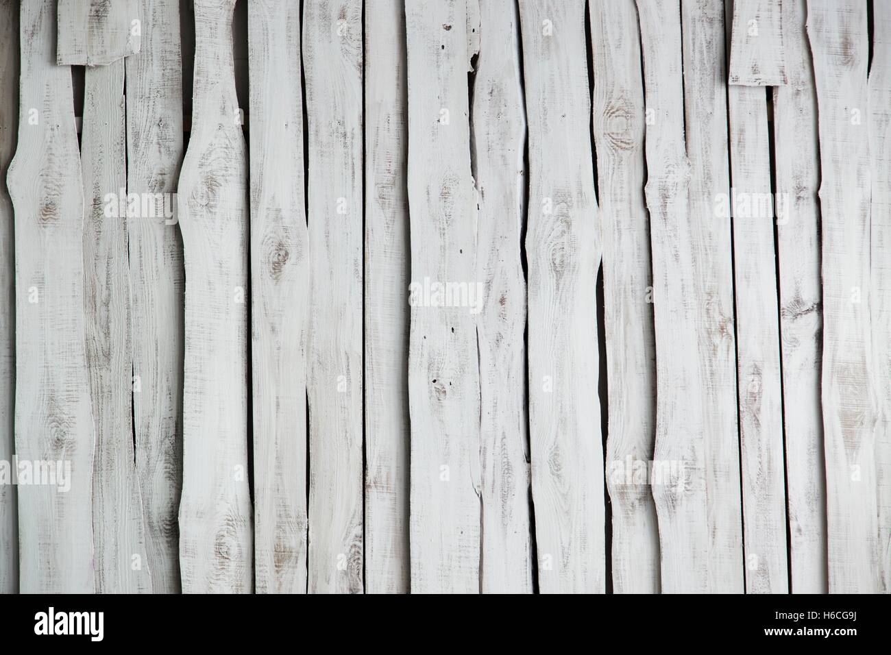 Legno bianco sullo sfondo di texture Foto Stock