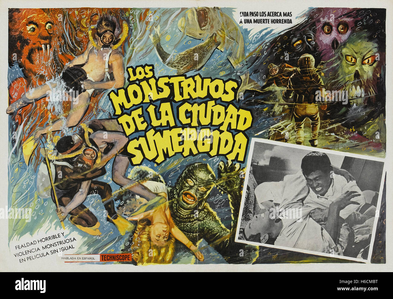 Creatura dalla Laguna Nera - Spagnolo Movie Poster - Foto Stock