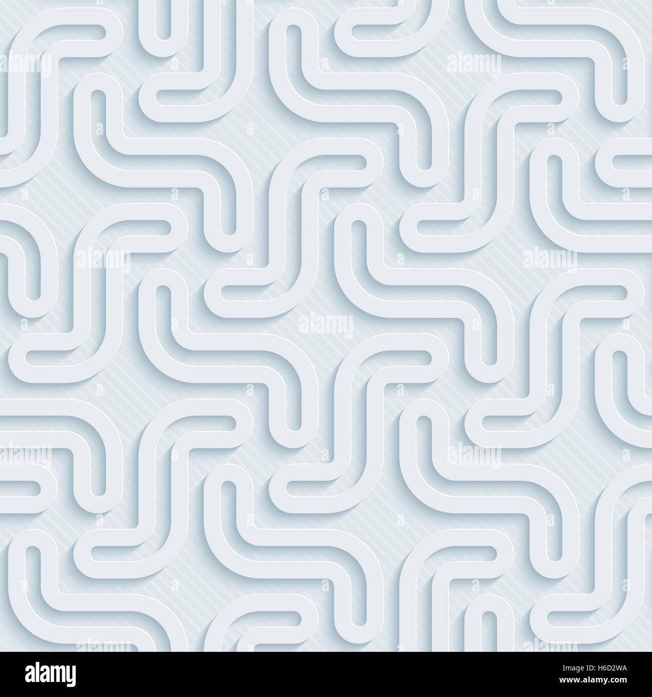 La spia folle grigio modello senza cuciture con effetto 3D. Piastrellabile sfondo vettoriale. Illustrazione Vettoriale