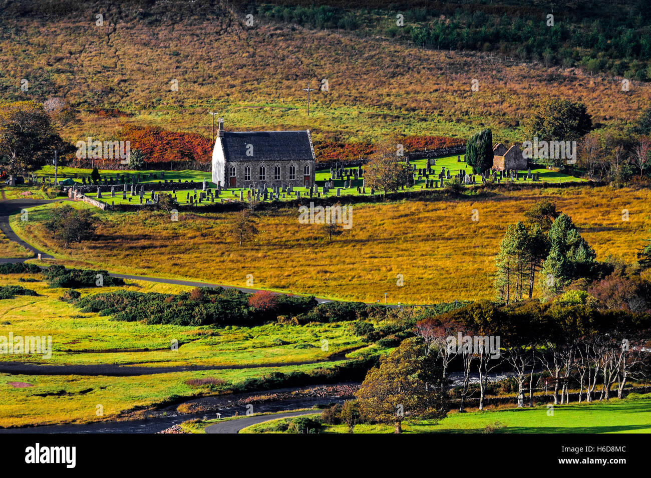 Chiesa di Applecross, Scotland, Regno Unito Foto Stock