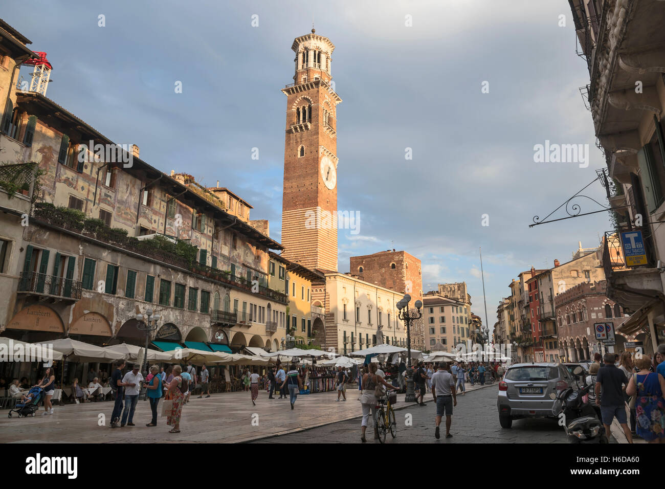 Torre Lamberti. La regione Veneto d’Italia, l’Europa Foto Stock