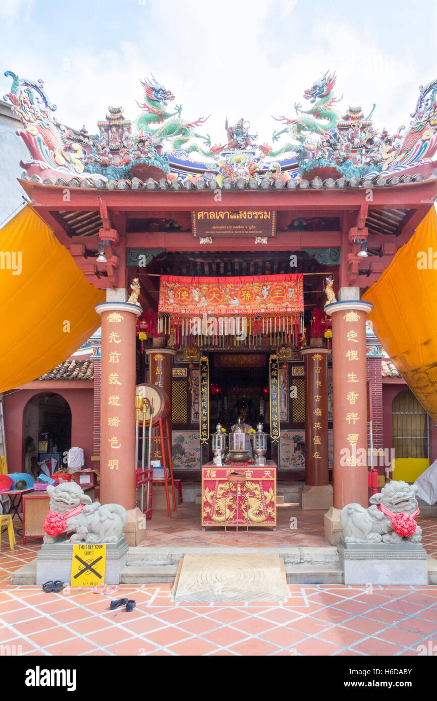 Santuario di luce serena su Phang Nga Road nella vecchia città di Phuket BHZ Foto Stock